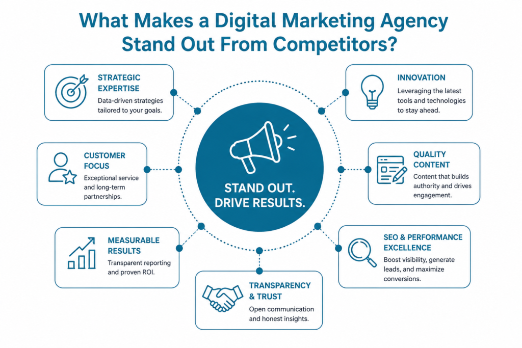 What Makes a Digital Marketing Agency Stand Out From Competitors? digital marketing agency